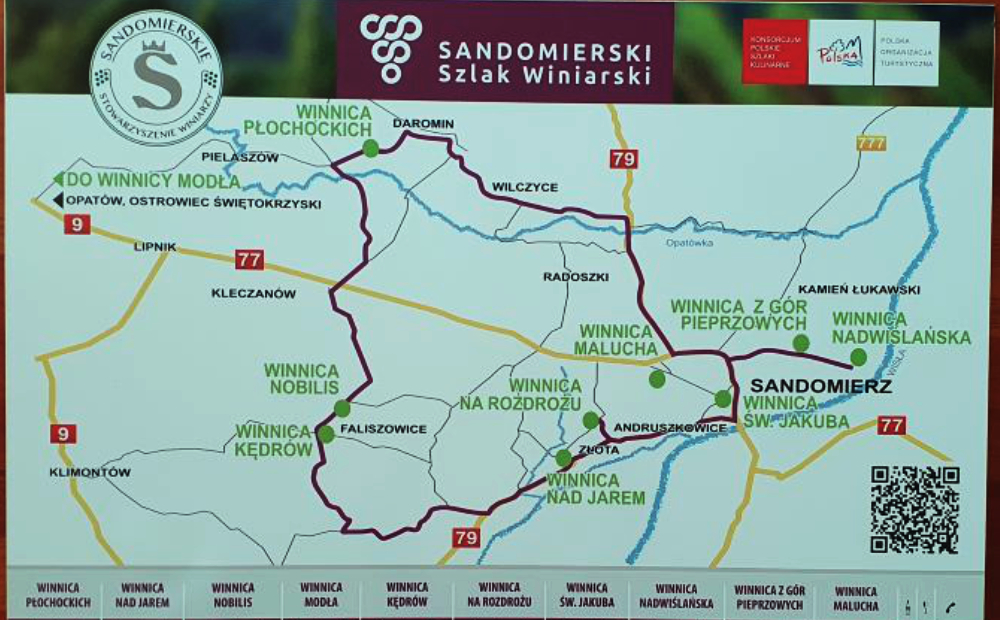 Sandomierski Szlak Winiarski